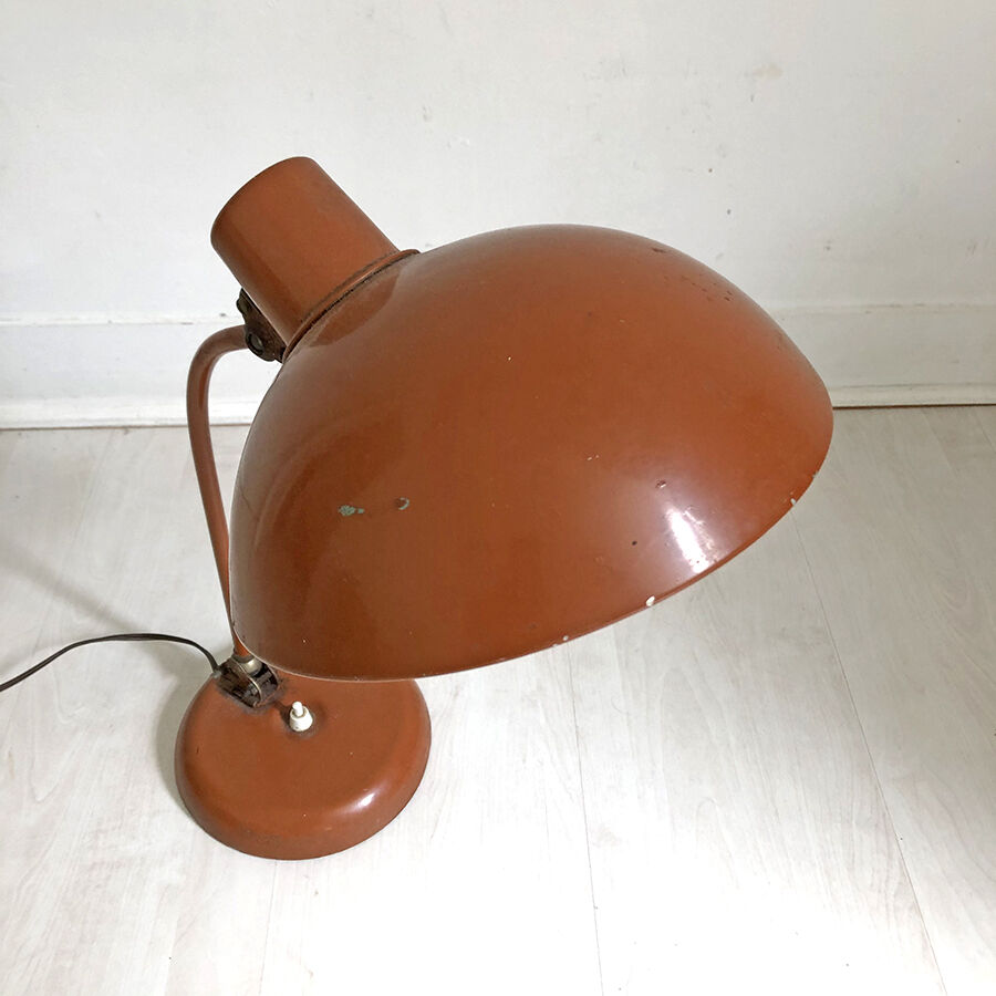 Vintage lamp 60 dark orange