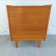 vintage chest of drawers, 60s-70s, "hidden" handles