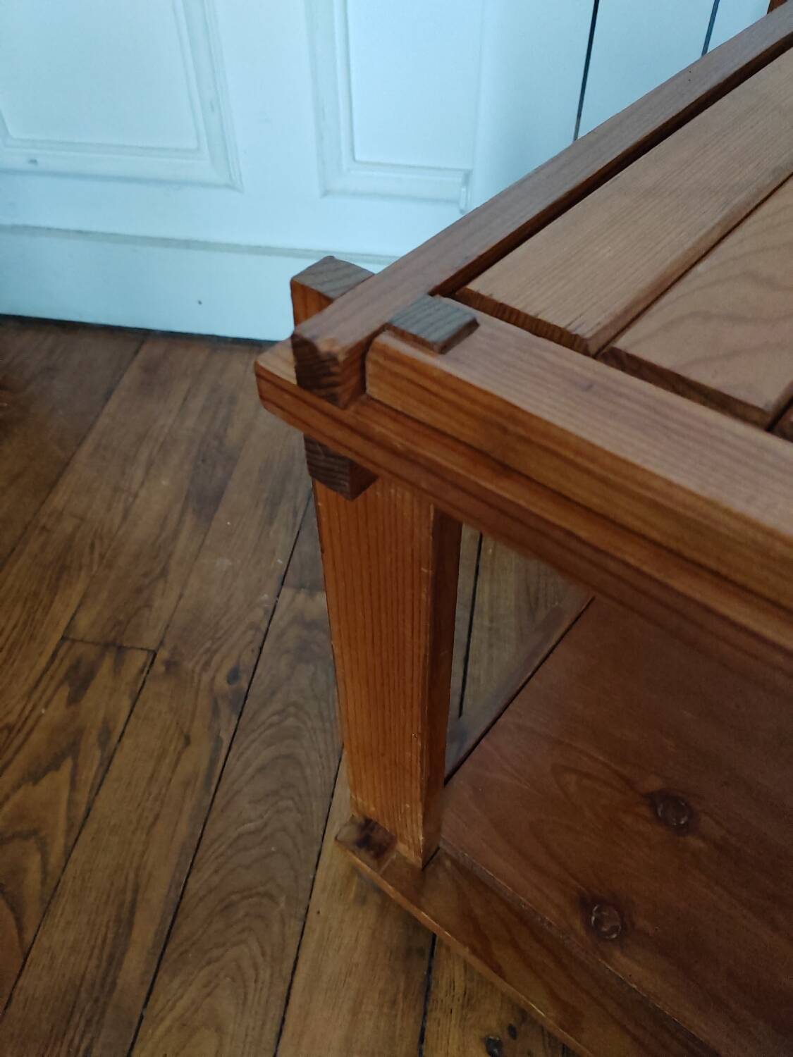 Vintage pine side table