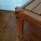 Vintage pine side table