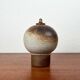 Mid-century modern ceramic oil lamp by Danish studio Aage Würtz, 1956.