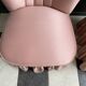 Suite de 2 chaises roses 1960