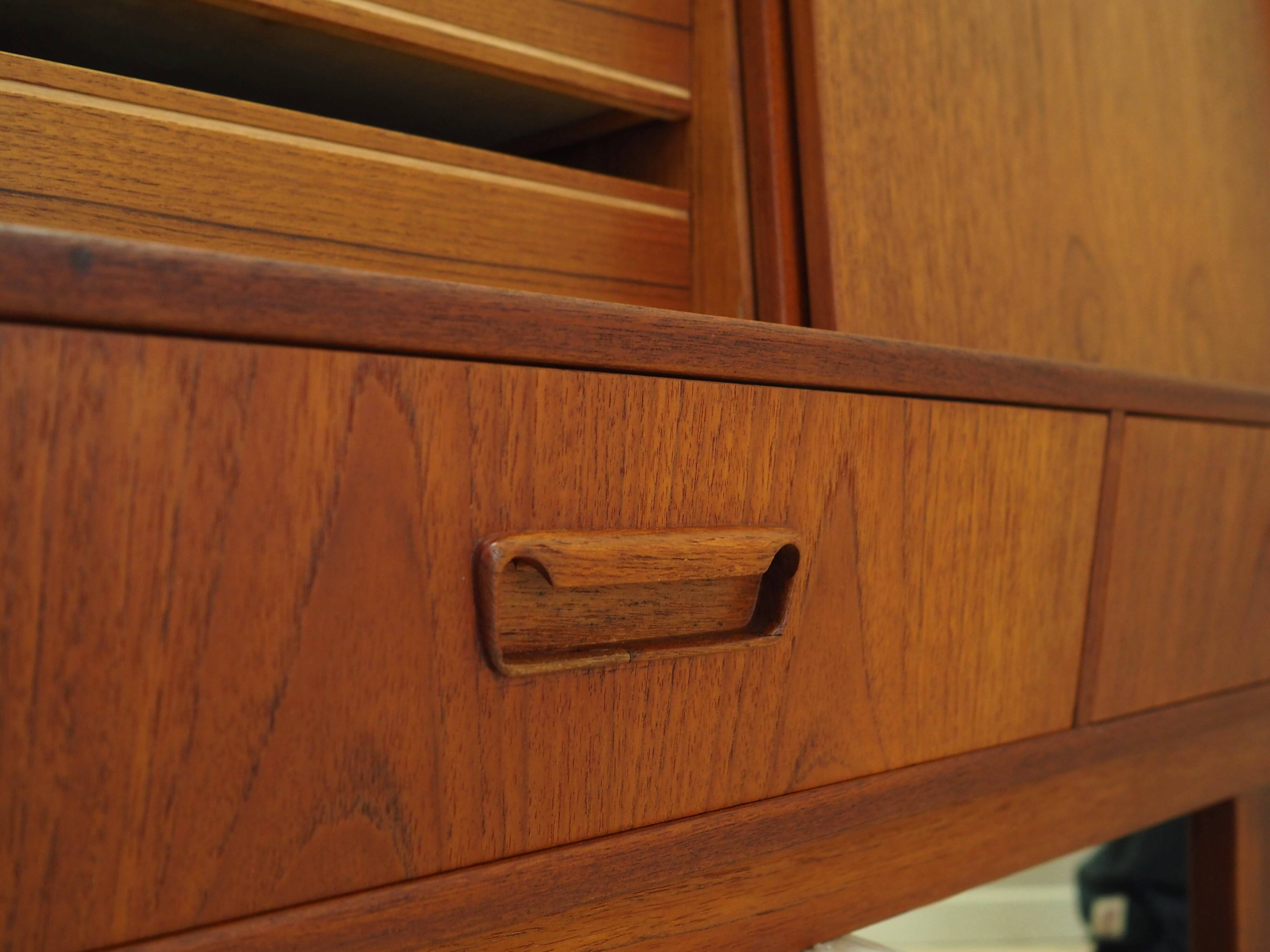 Teak highboard, Danish design, 1960s, production: Denmark