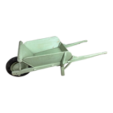 Antique wooden wheelbarrow