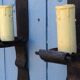 Forged Iron Castle Wall Lights: French Salvaged Sconces, Medieval Style