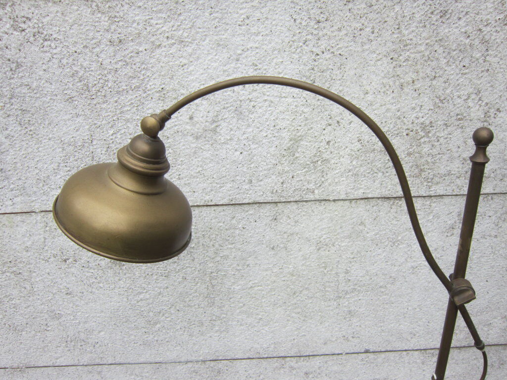 Brass floor lamp, art deco style