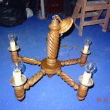 lustre en bois