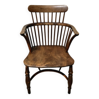 Fauteuil Windsor Hêtre Et Orme Début XIXe Siècle Uk