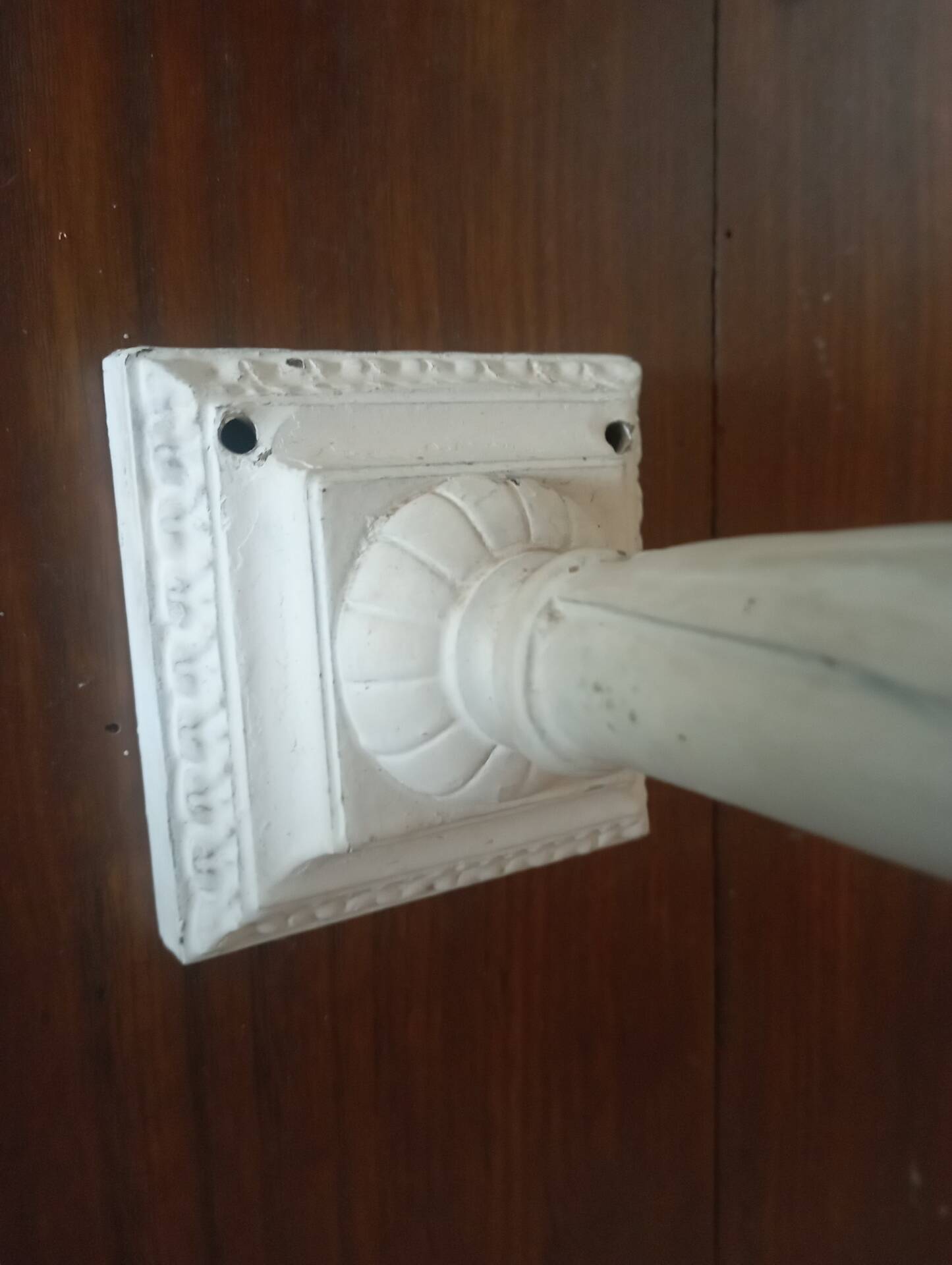Cast iron art nouveau wall light