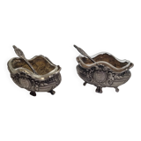 Late 19th century Medici salt cellars