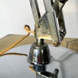 Luxo Lamp l-4 chrome metal lamp