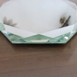 Pair of octagonal mirrors beveled 40s 50s