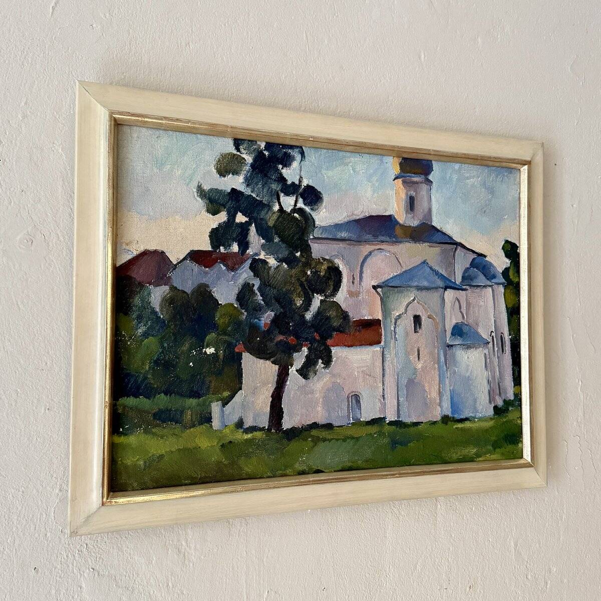 A. Isachjow, Night of Novgorod, 1974, Oil on Canvas