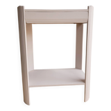 Small renovated Art Deco console in nude colour.