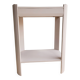 Small renovated Art Deco console in nude colour.