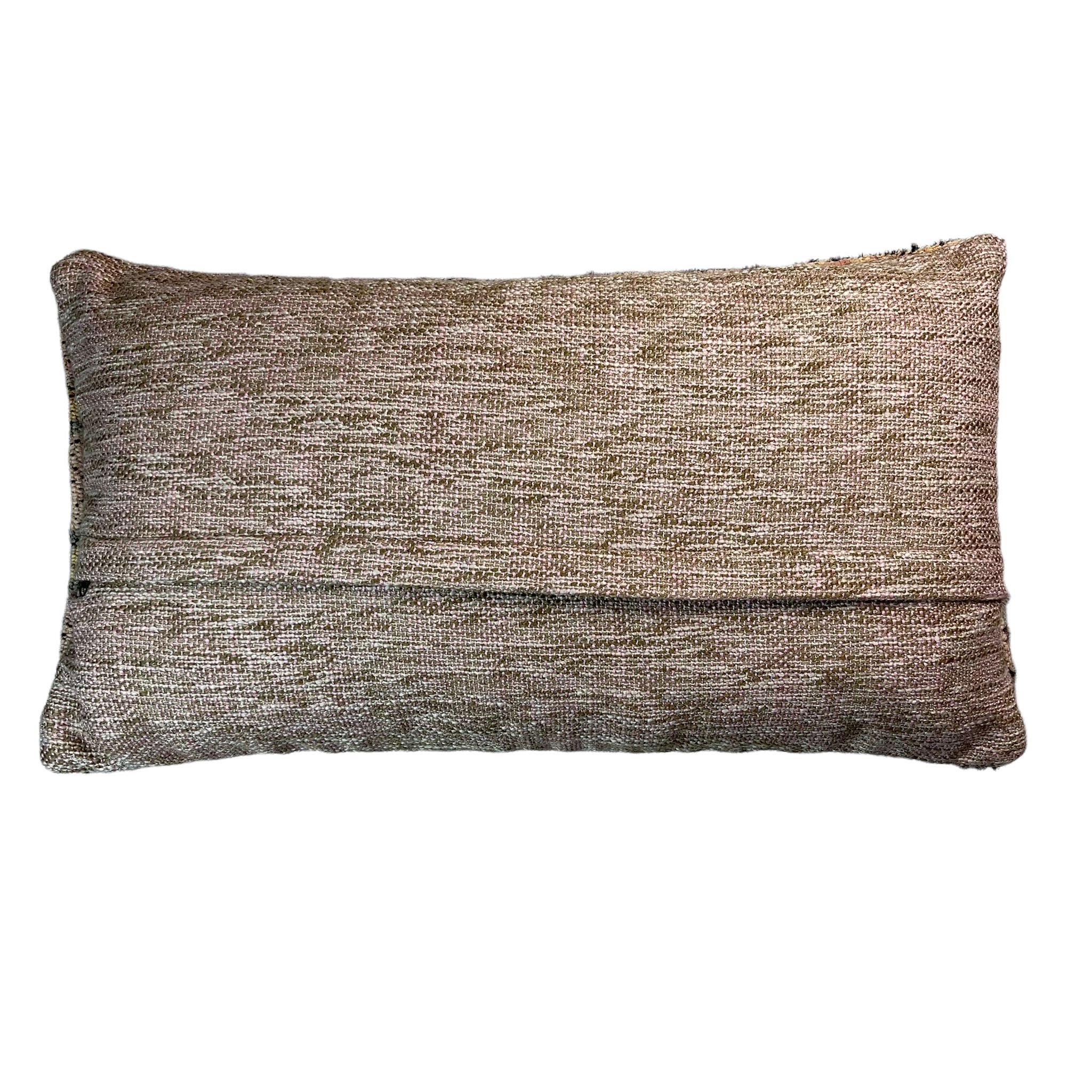 Housse de coussin vintage turque faite à la main, 30 x 60 cm