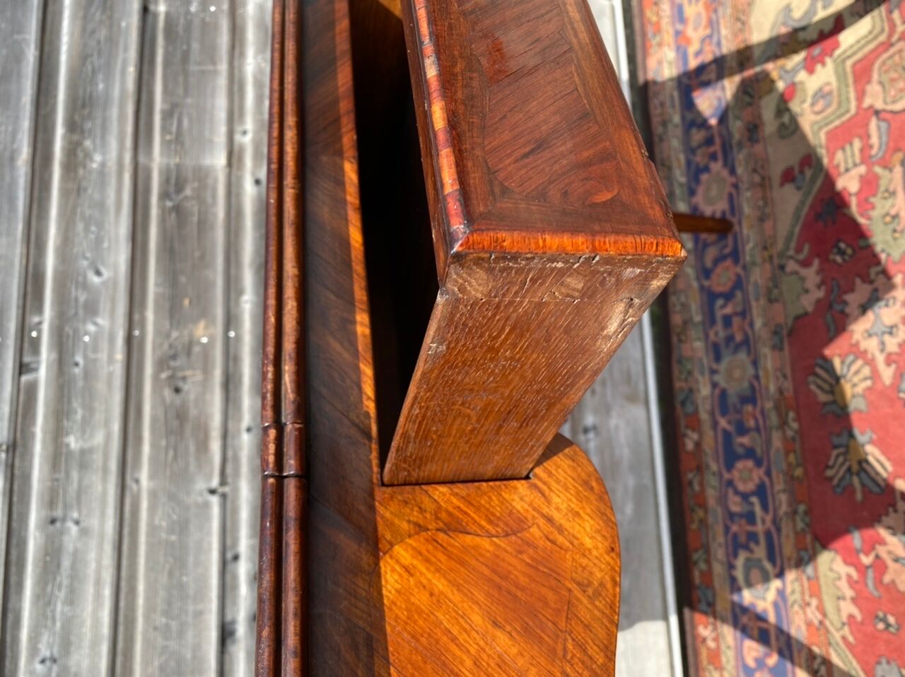 Table Liseuse In Marquetry Stamped Louis XV XVIII Century
