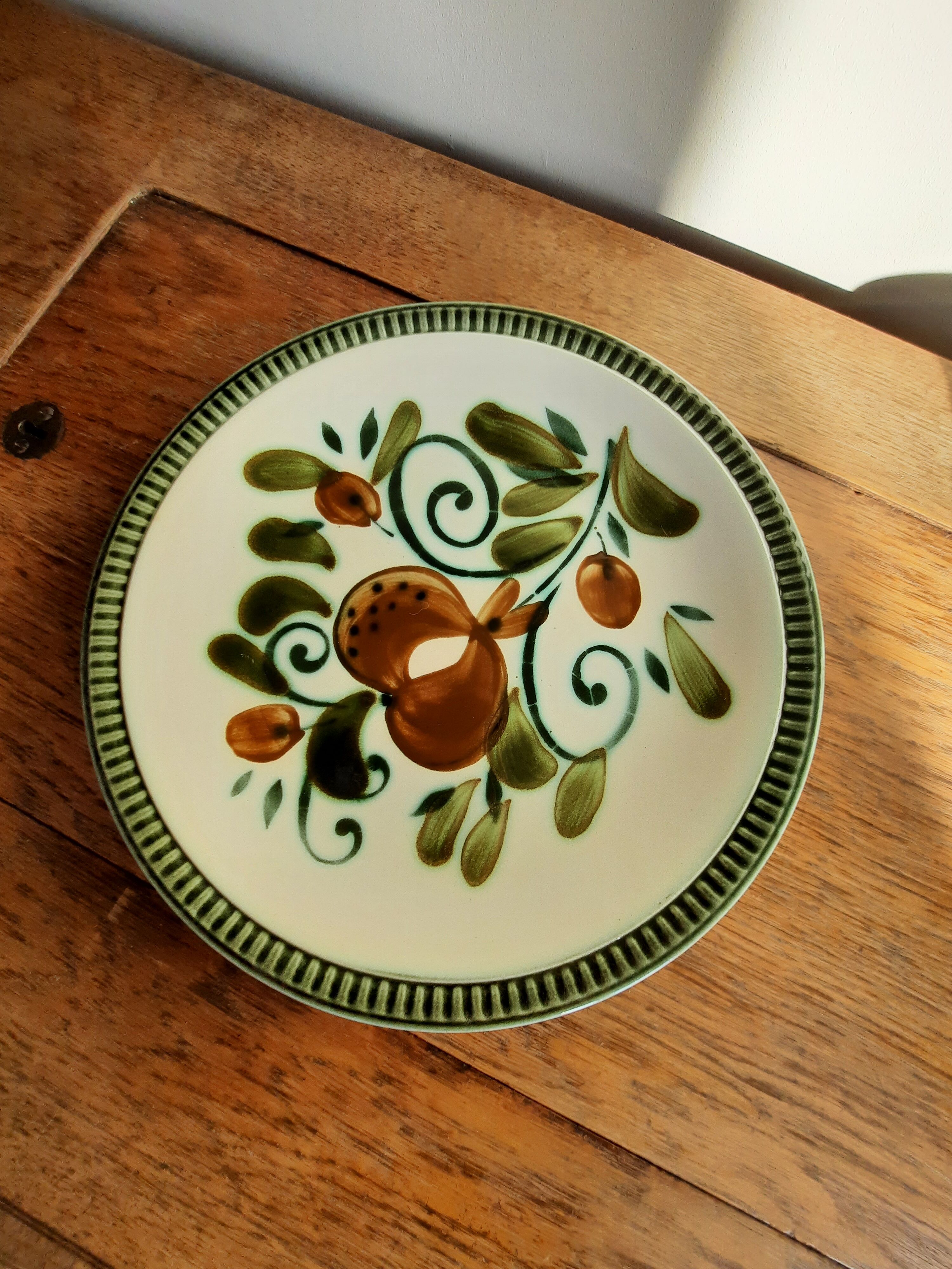 6 plates Boch La Louvière Service Argenteuil