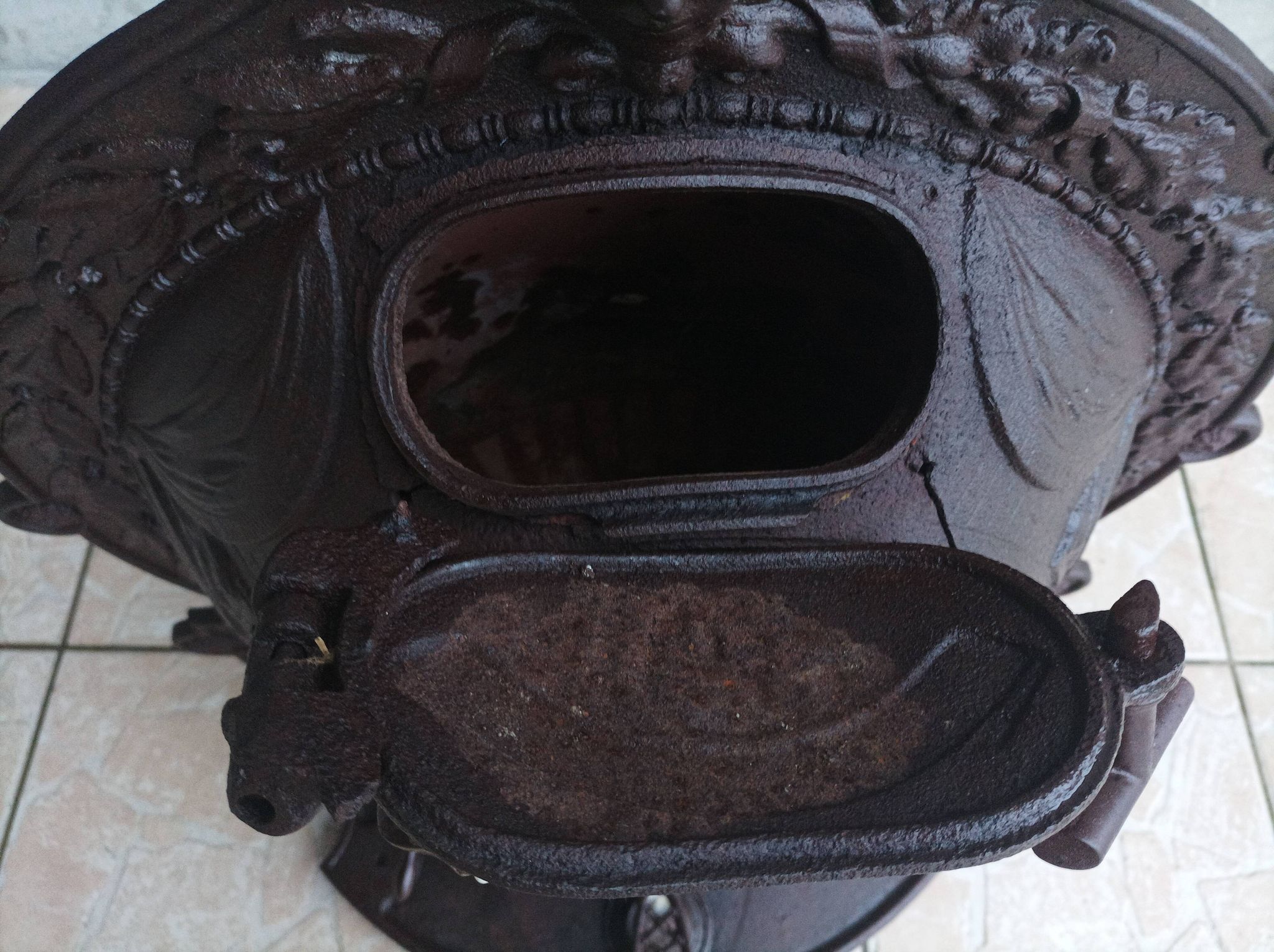 Napoleon iii cast iron wood or coal stove la parisienne