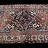 Persian Shiraz Qashqai Rug Ancient Nomadic Tribes: 1.57 X 2.25 Meters