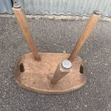 Brutalist tripod stool
