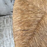 Set of 4 straw chairs circa Dordogne