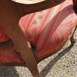 Paire  de fauteuils Cabriolet style Louis XV