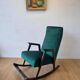Chaise à bascule vintage des années 50.