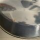 Vintage 1940s marine enamelled bowl pendant lamp - 47 x 40 cm