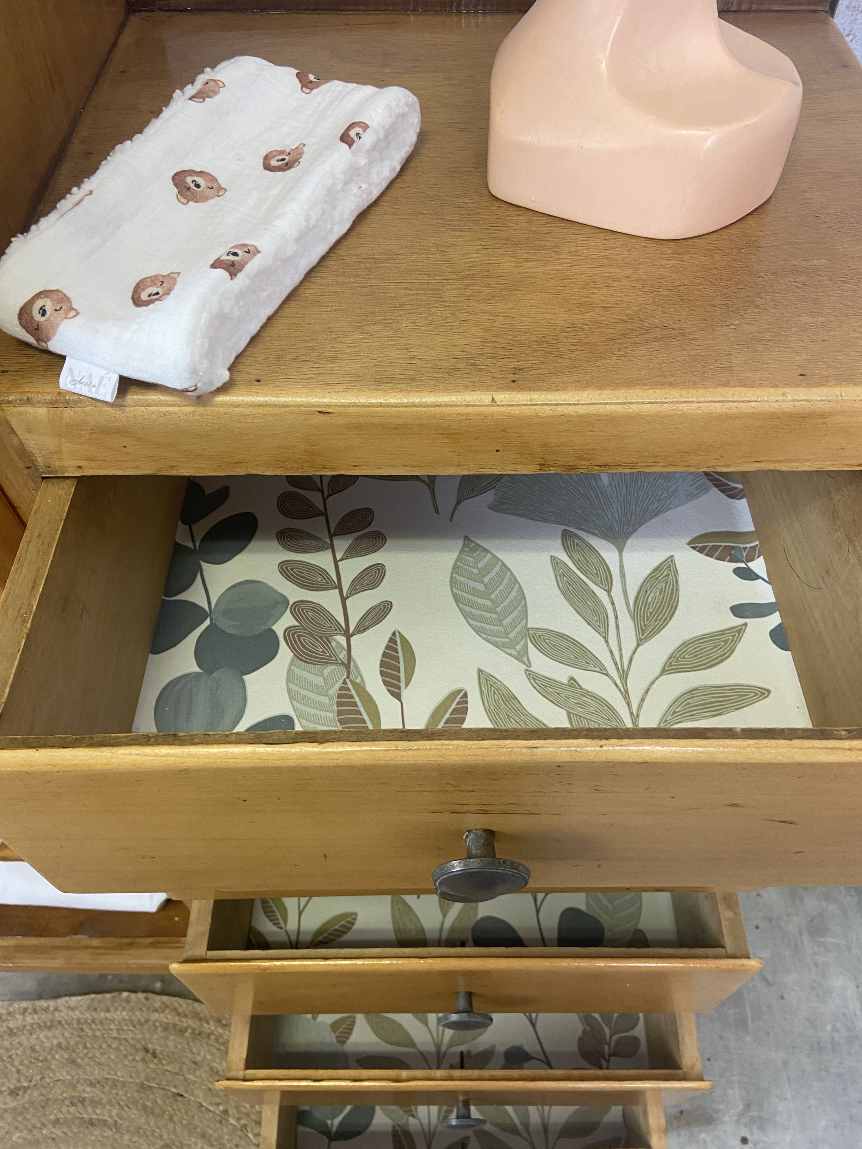 Asymmetrical wardrobe from the 1950s