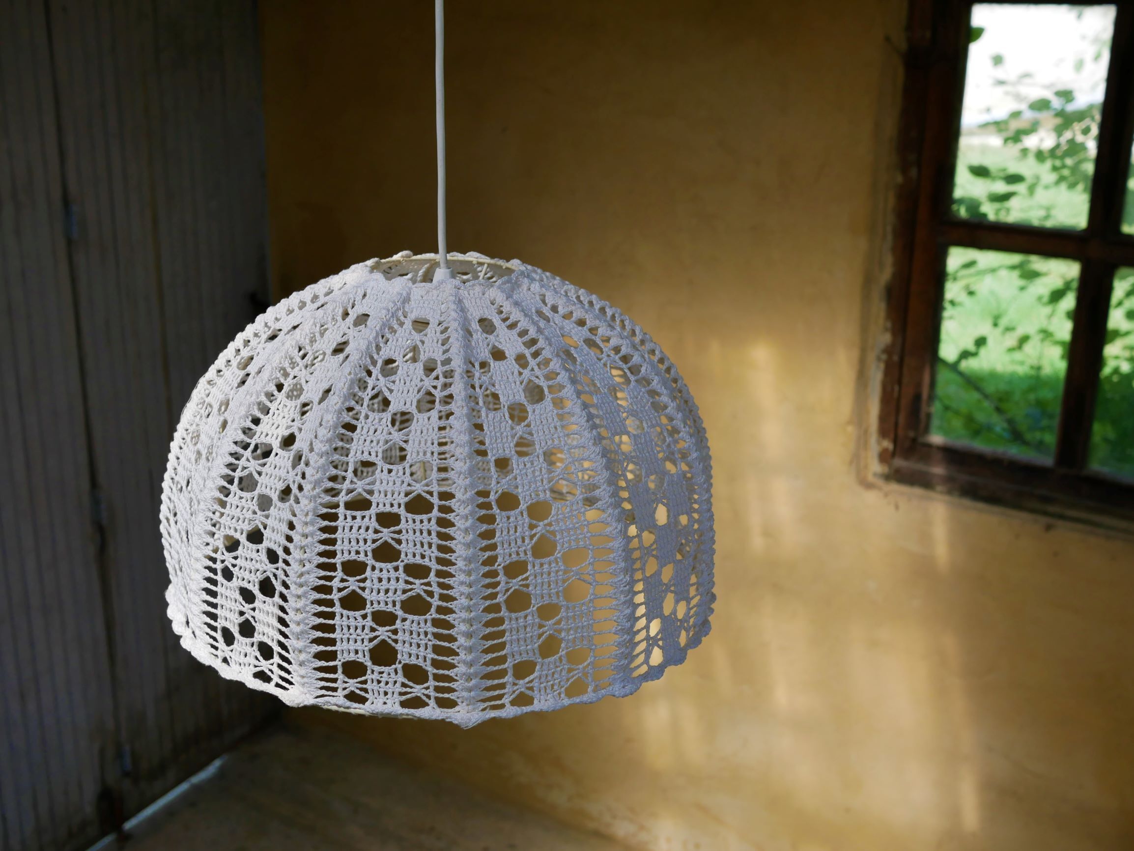 Suspension vintage en coton