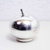 Box "Apple" in silver metal