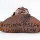 Buste africain de Joseph Bansimba sculpté en wengé - XXe siècle