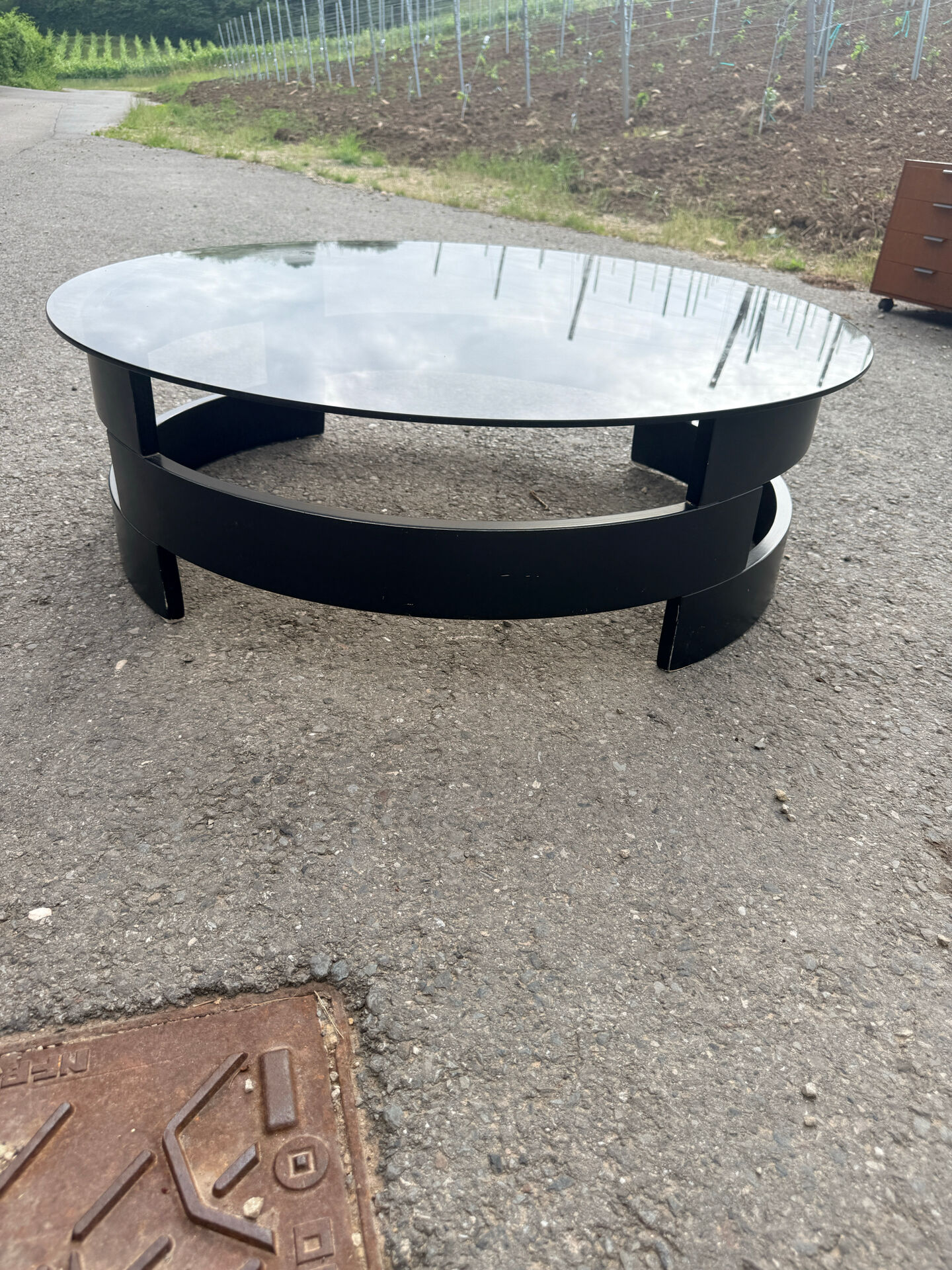 Space age coffee table