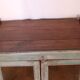 Antique Burmese teak sideboard with original blue-grey patina