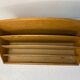 Old wooden mail holder 4 compartments