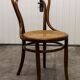 Chaise bistrot bois courbé 1900 cannage