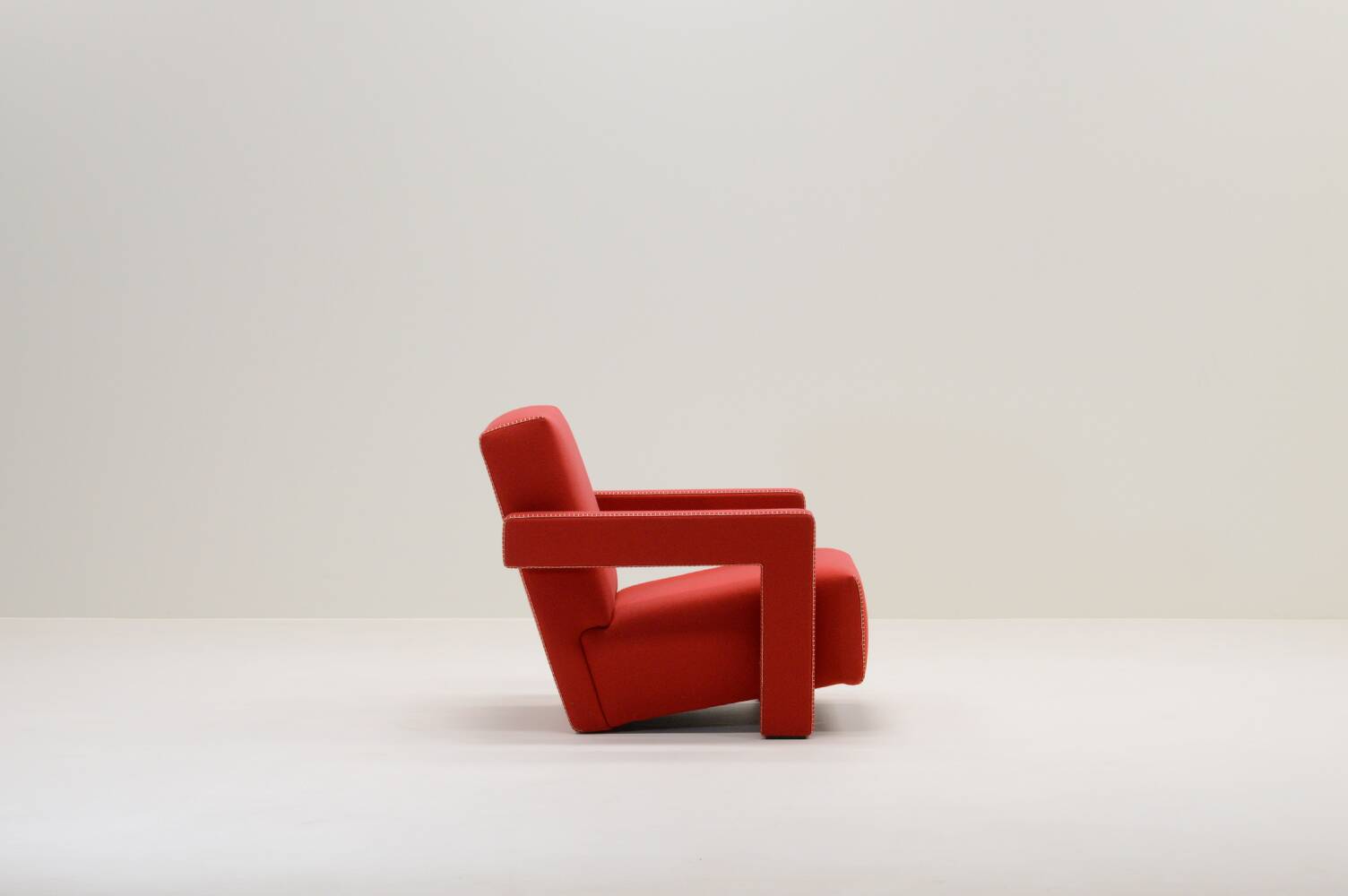 “Utrecht” chair by Gerrit Rietveld for Cassina, 1990s Italy.