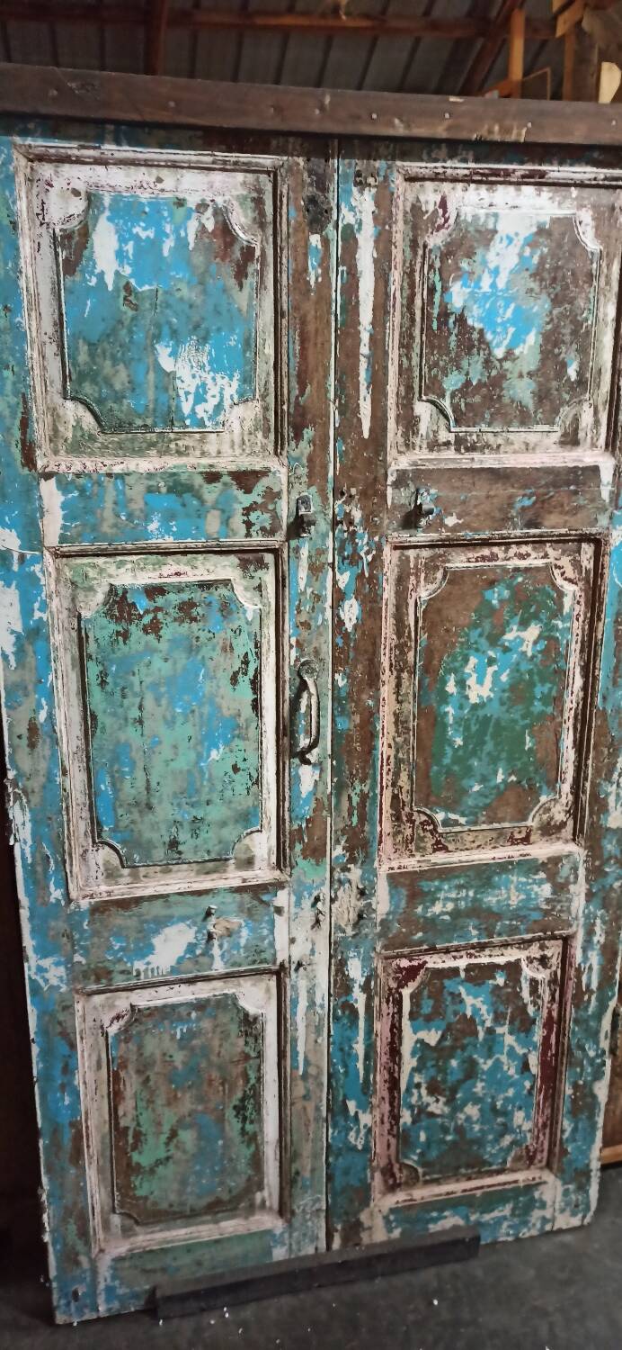 Old wooden door