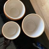Lot de 3 bols grès vintage