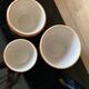 Set of 3 vintage stoneware bowls