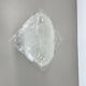 Large Organic Hollywood Regency Ice Glass Wall Light by Kalmar Lights, 1970