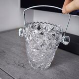 Vintage crystal ice bucket