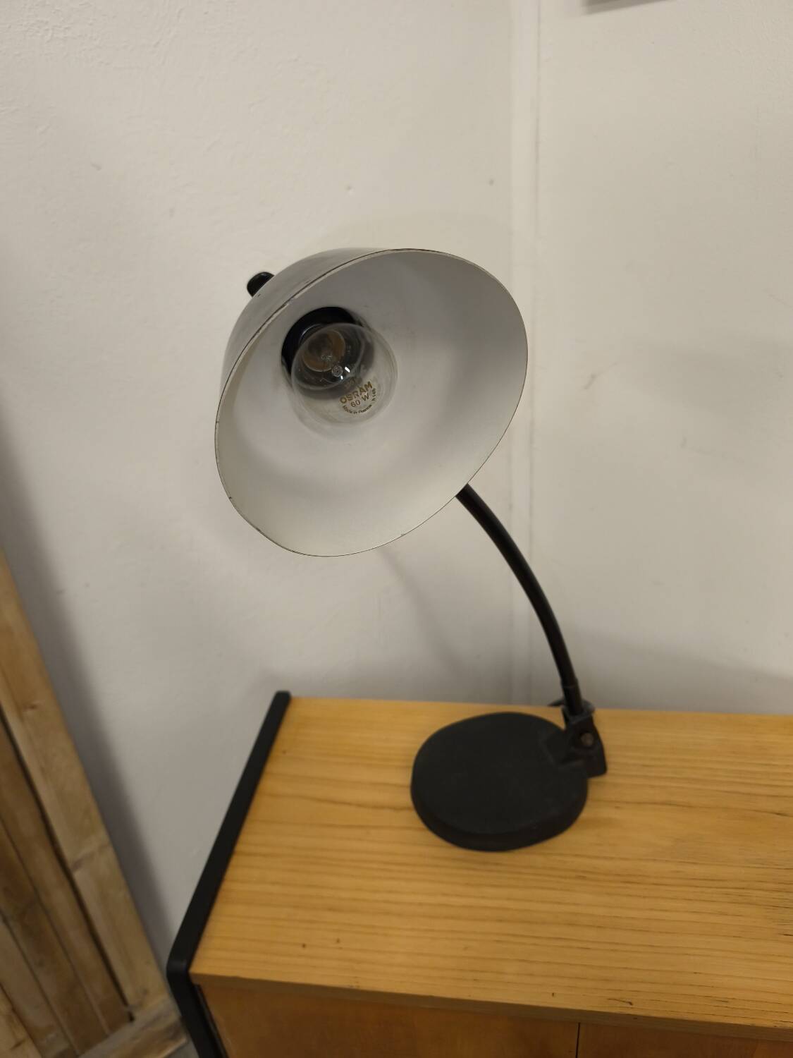 Desk or table lamp, Bauhaus design.