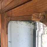 Antique wardrobe with mirror