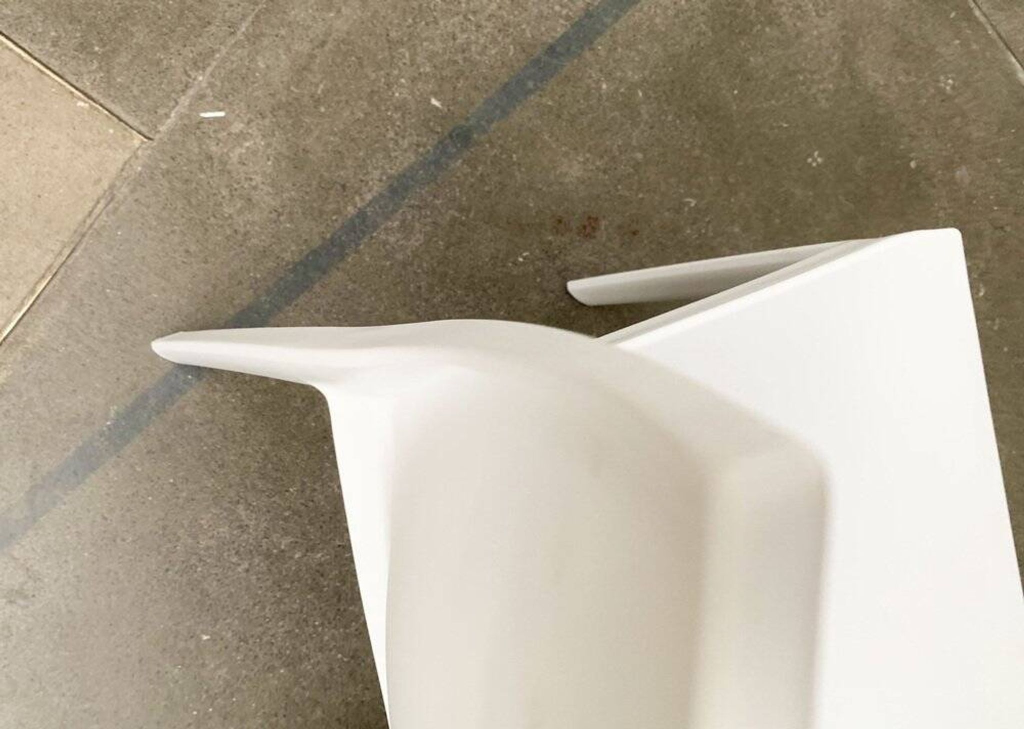 Stackable plastic auxiliary chair Italian Rome