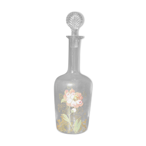 Carafe à liqueur décor legras