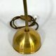 Vintage Italian adjustable brass table lamp from 60s