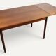 Extendable dining table in Scandinavian teak - 1960s