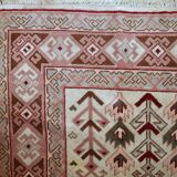 Tapis Vintage Sivas Turc en Laine, Années 1960, Design Géométrique